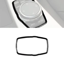 Multimedia Knob Button Frame Decoration Cover Trim Sticker Piano Black Car Accessories for F10 F20 F30 F34 F07 F25 F26 F15 F16
