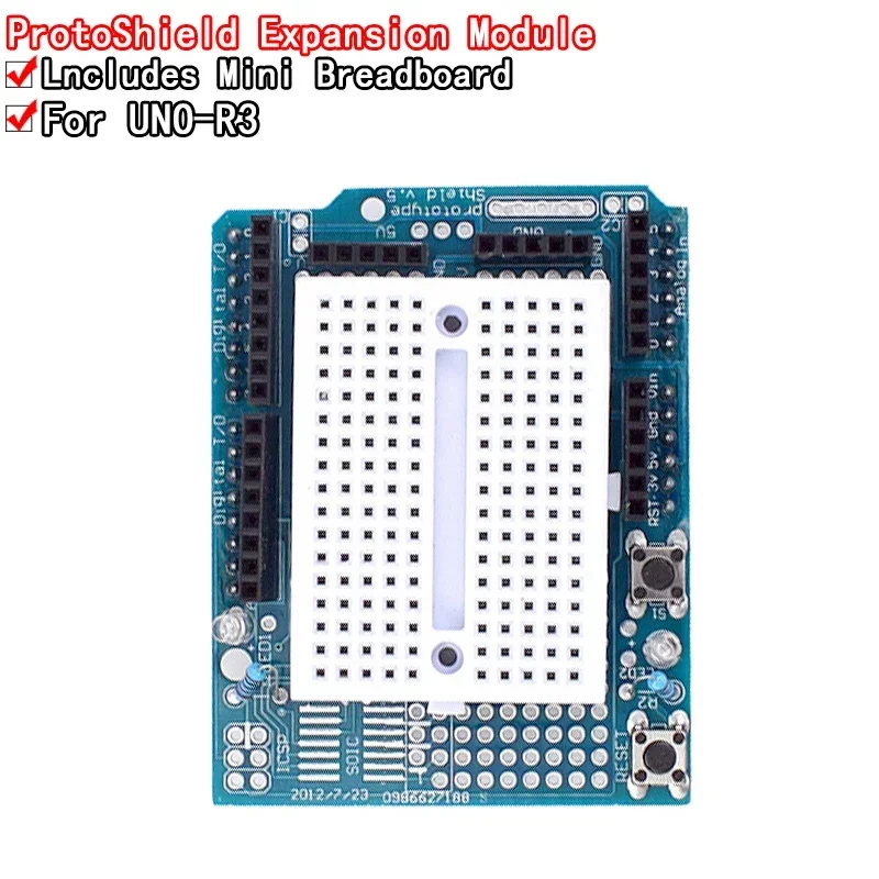 UNO Proto Shield Prototype Expansion Board With SYB-170 Mini Breadboard Based For Arduino R3 Robot Kit ProtoShield