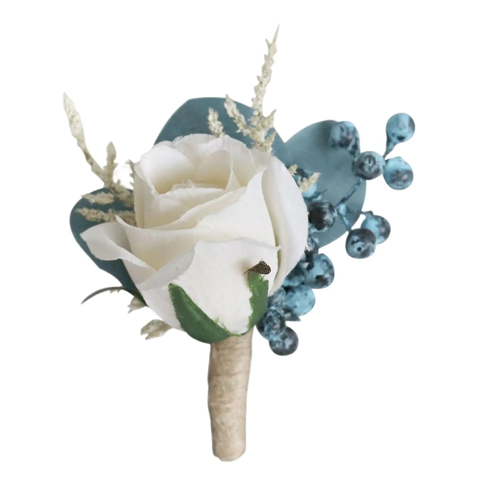 Corsage, Elegant Simulation Rose Corsage for Girls Wedding Ceremony Prom Bridesmaid
