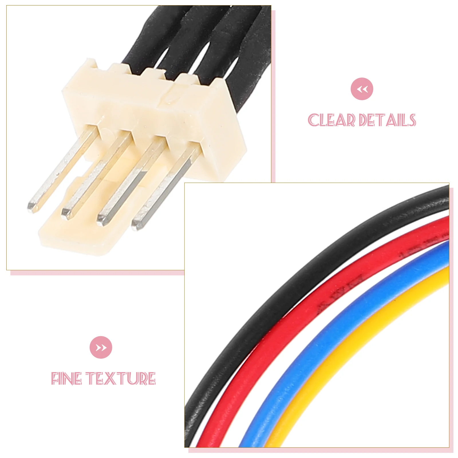 

Splitter Cable Fan Cable 4-Pin Cable Extension Cable Connector Adapter Cable