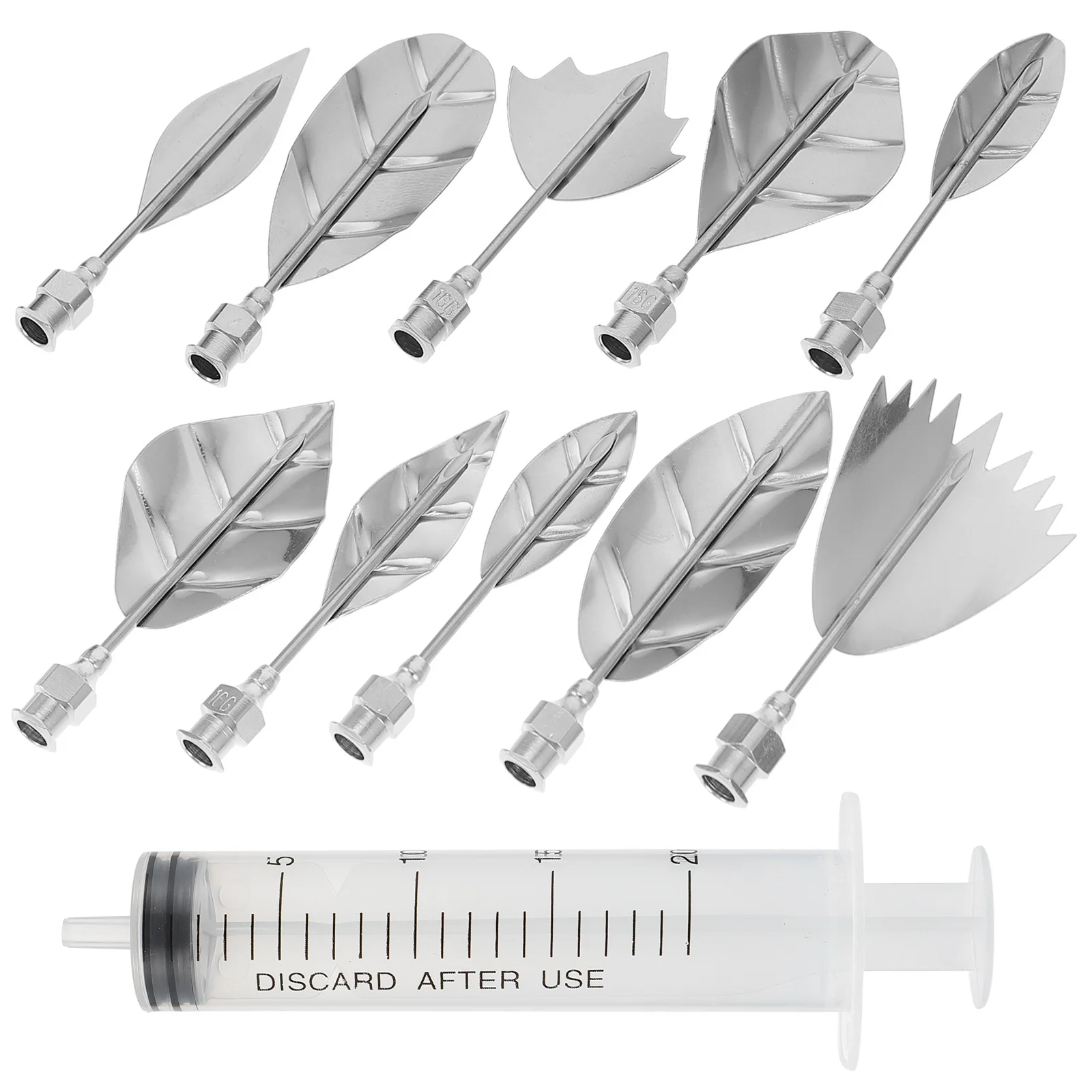 1Set Veilig en Stevig Cake Gelatine Gereedschap met Spuit voor Lekker Gelatine Art Design Jelly Art Tools Pudding Nozzle