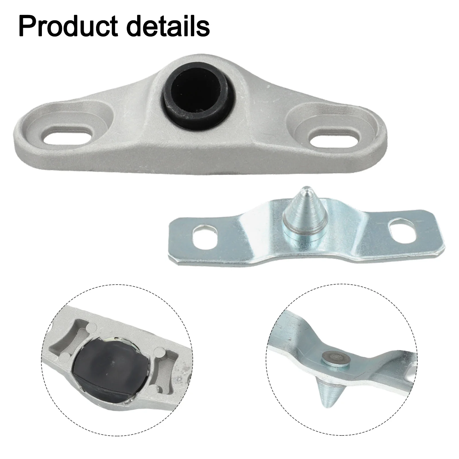 2 Pack Sliding Door Locator Guide Catch For Fiat Ducato Boxer For Jumper 1994-2002 Replace 1358687080 1313566080
