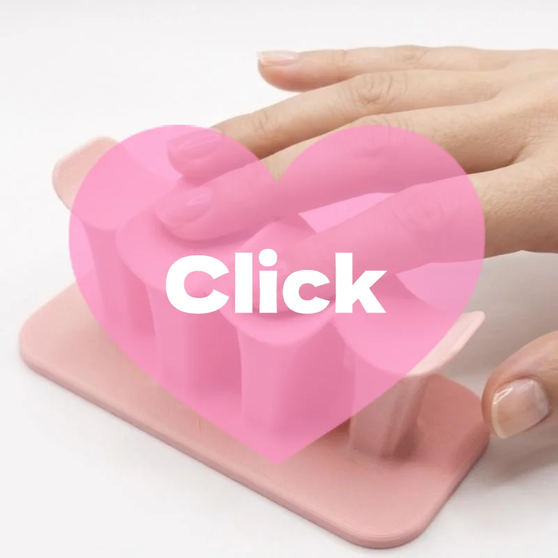 Four-Slot Nail Finger Support Stand Stable Base Non-Slip Nail Hand Pillow Finger Separator Ergonomic