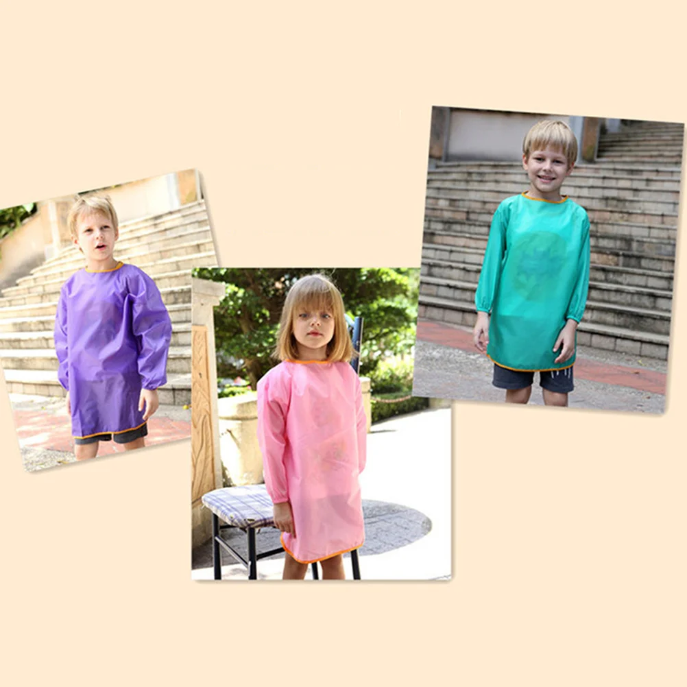 Fartuch malarski do malowania, długi rękaw, regulowany, kombinezon malarski, rozmiar 105-130 cm, różowy