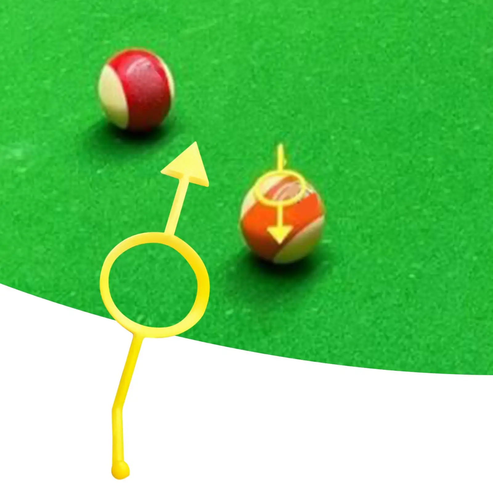 Billiards Aiming Training Aid for 5.7 cm Ball Sturdy Easy to Use Practical Equipment Snooker Training Prop Aiming Practice Tool
