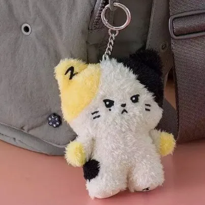 Kpop-Porte-clés en peluche Zeroni ZB1, coton PP, doux, court, dessin animé, mignon, pendentif, sac, accessoires, remplissage de beurre