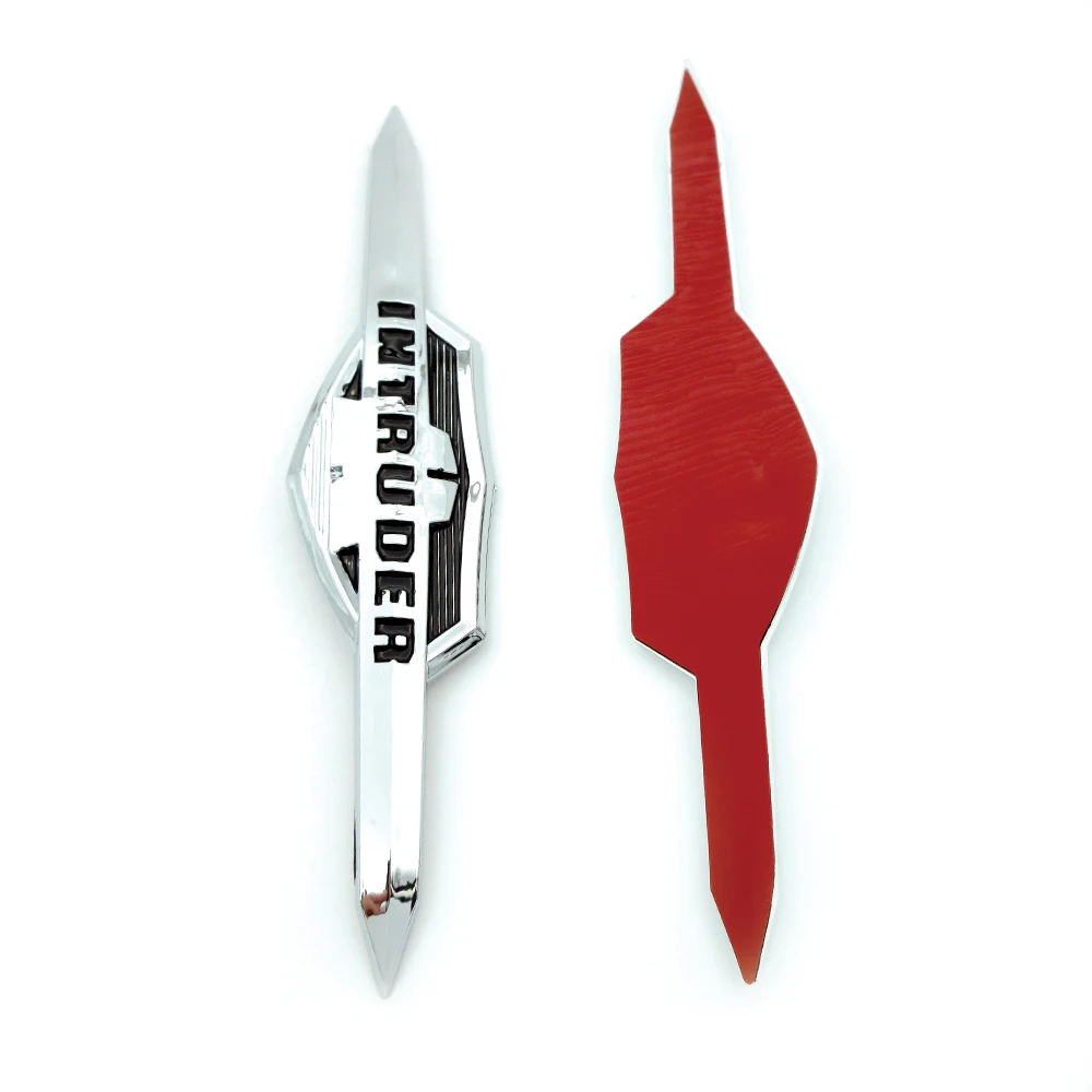 دراجة نارية خزان الوقود الغاز شعار شارة الشارات الزخرفية لسوزوكي الدخيل VL400 800 1500 LC1500 Volusia الكروم البلاستيك ملصق