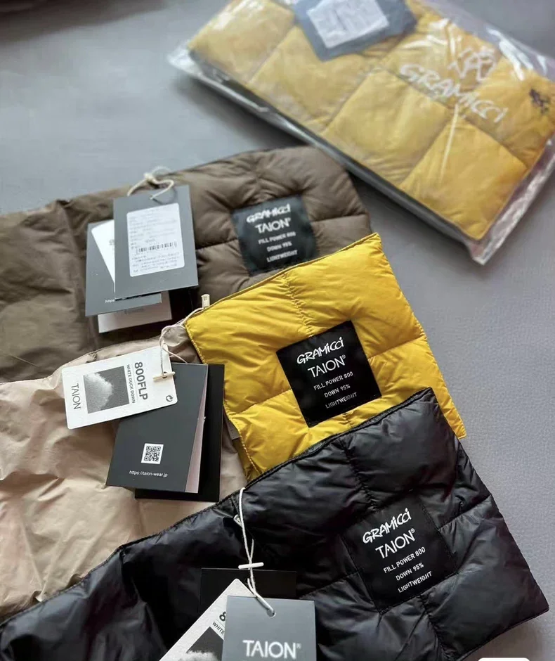 

Ультралегкий теплый пуховый шарф Gramicci x TAION