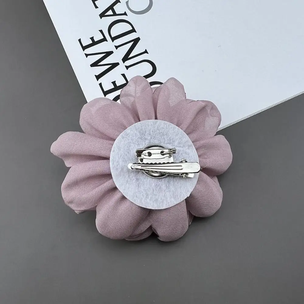 Gifts Multi-layer Large Flower Brooch Handmade Jewelry Accessories Collar Flower Fabric Lapel Pins Party