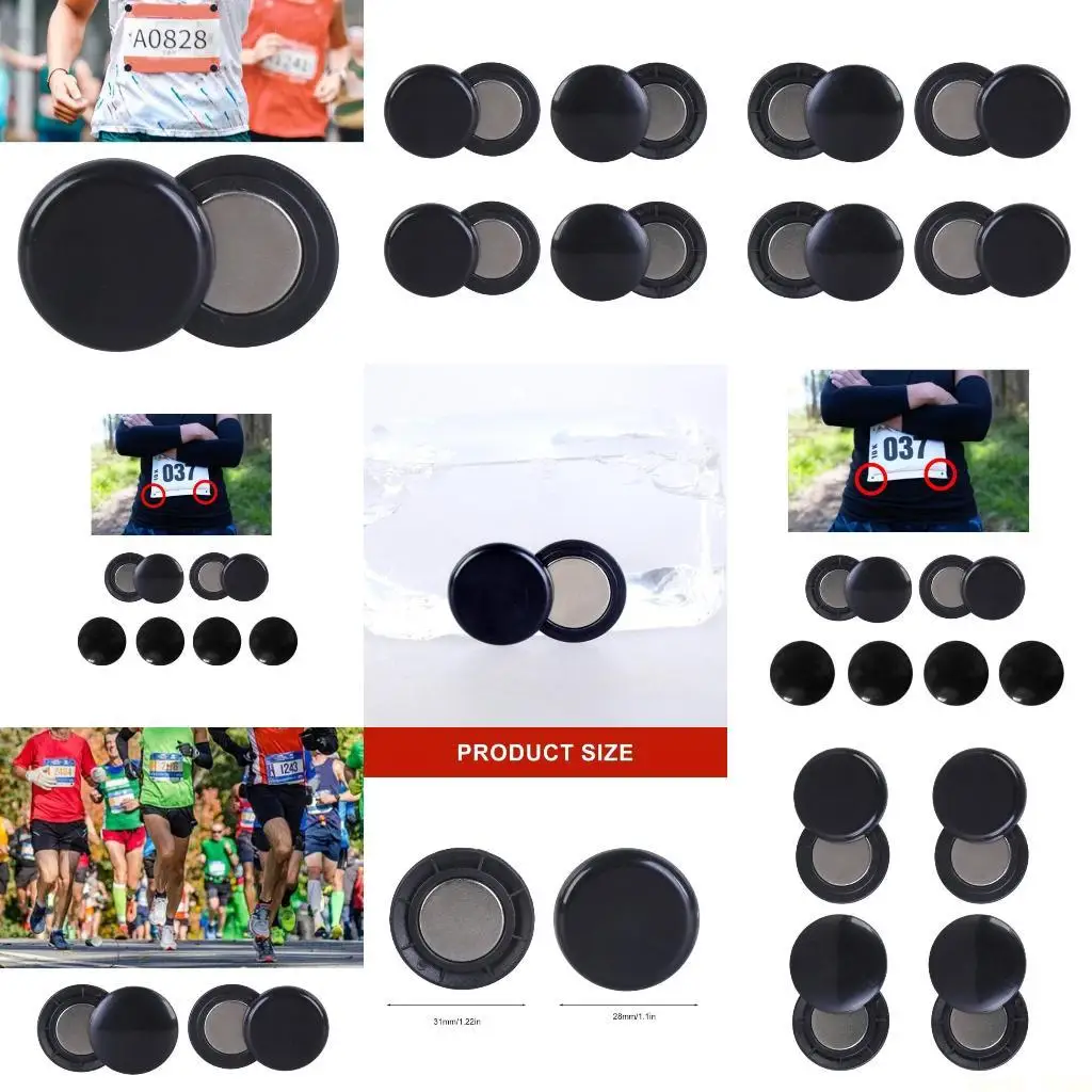 

U2JB Running Bib Buckle Fixing Systems Race Bib Fixing Clip Race Bib Clip