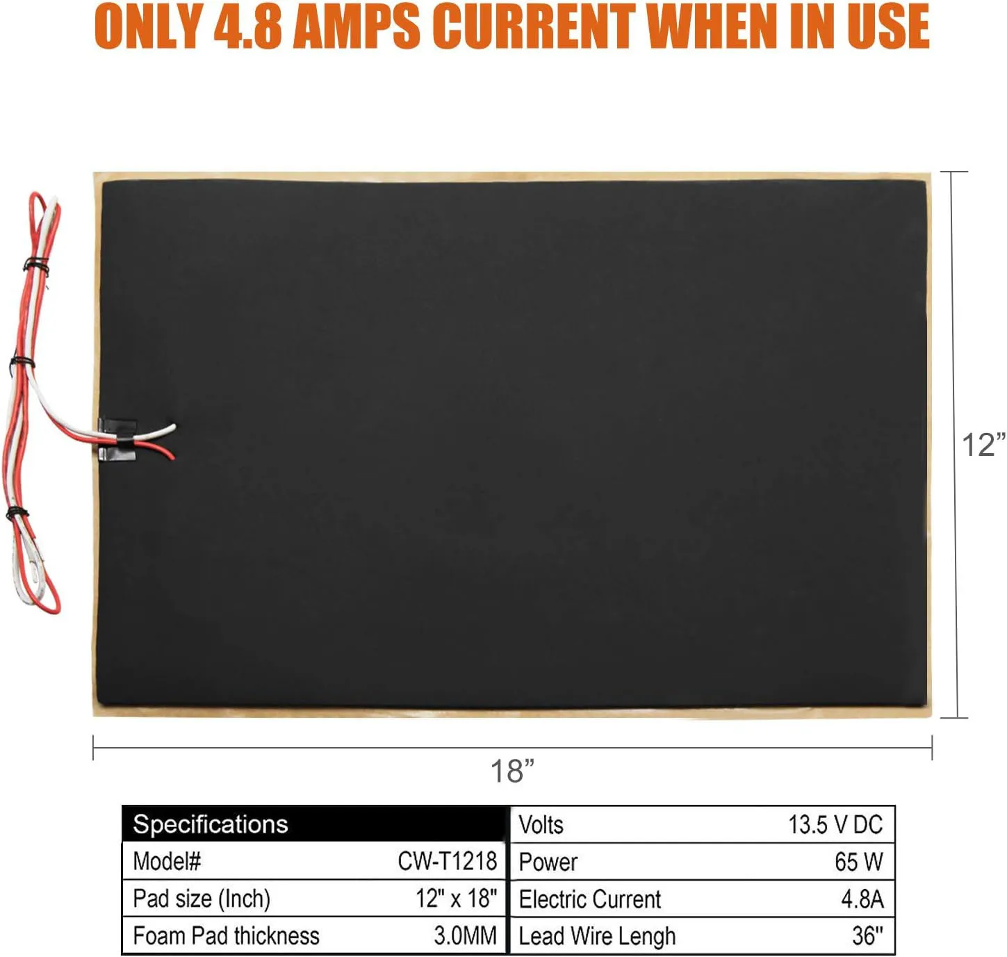 2pcs RV Tank Heating Pad Winter Warmth Water Tank Foam Heater Pad With Automatic Thermostat Control Caravan RV Accessories