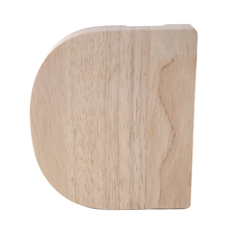 1 PCS 나무 편지 돼지 저금통 영어 알파벳 저축 항아리 투명 유리 동전 저축 항아리 D