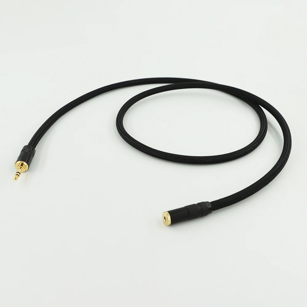 

​ ​ Аудиоудлинитель Carare премиум-класса в японском стиле: позолоченный удлинительный кабель Hi-Fi 3,5 мм «папа-мама» для аудиофильского сигнала