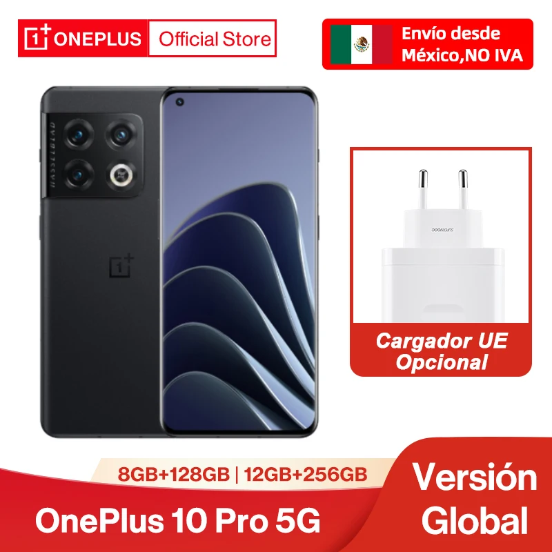 Mexico Ship OnePlus 10 Pro 10pro 5G Global Version Smartphone Snapdragon 8 Gen 1 Mobile Phone 80W Fast Charge Cellphone