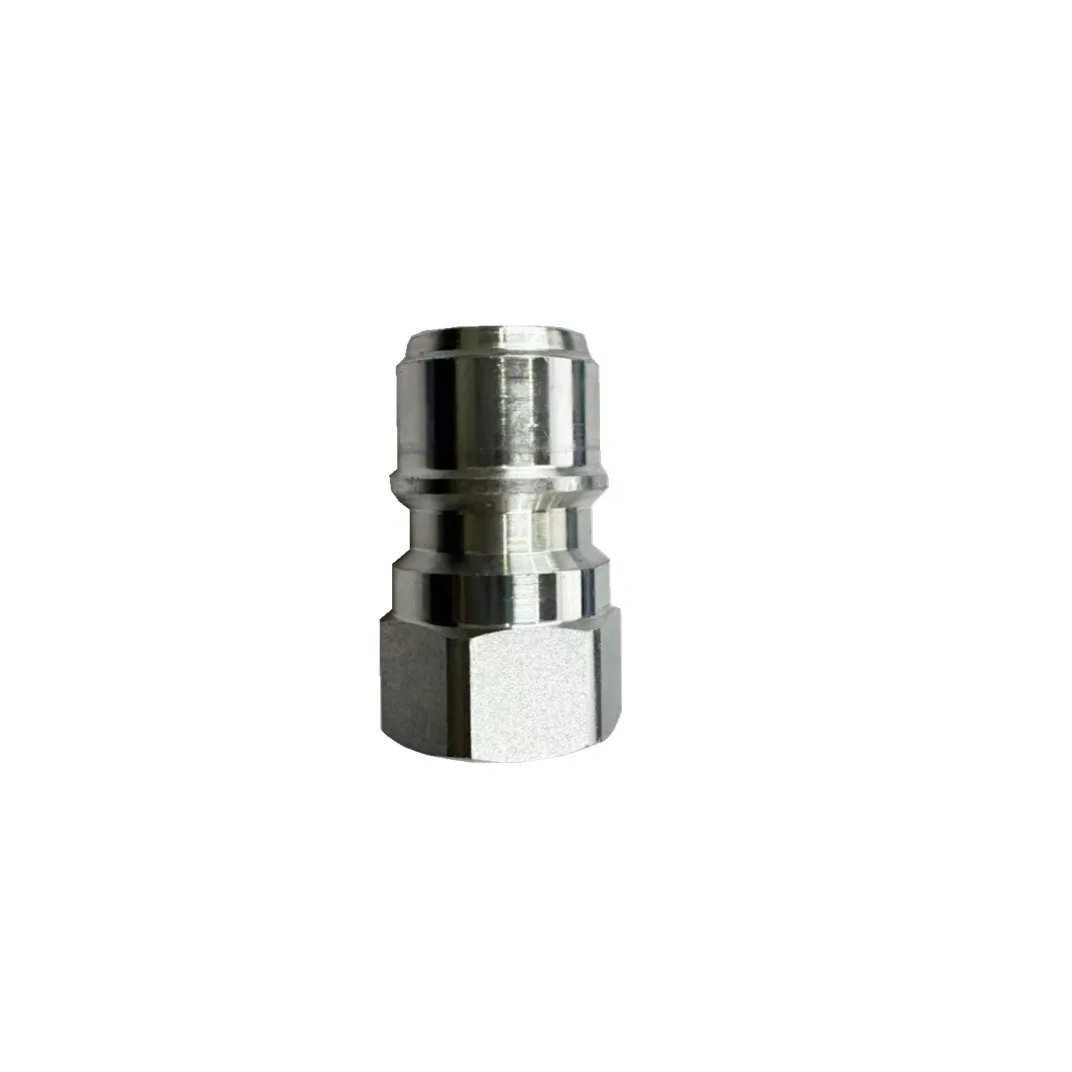 High Flow Capacity Hydraulic Quick Coupler GT-K3 Carbon Steel Model with G3/8 Internal Thread for Industrial Hydraulic Systems