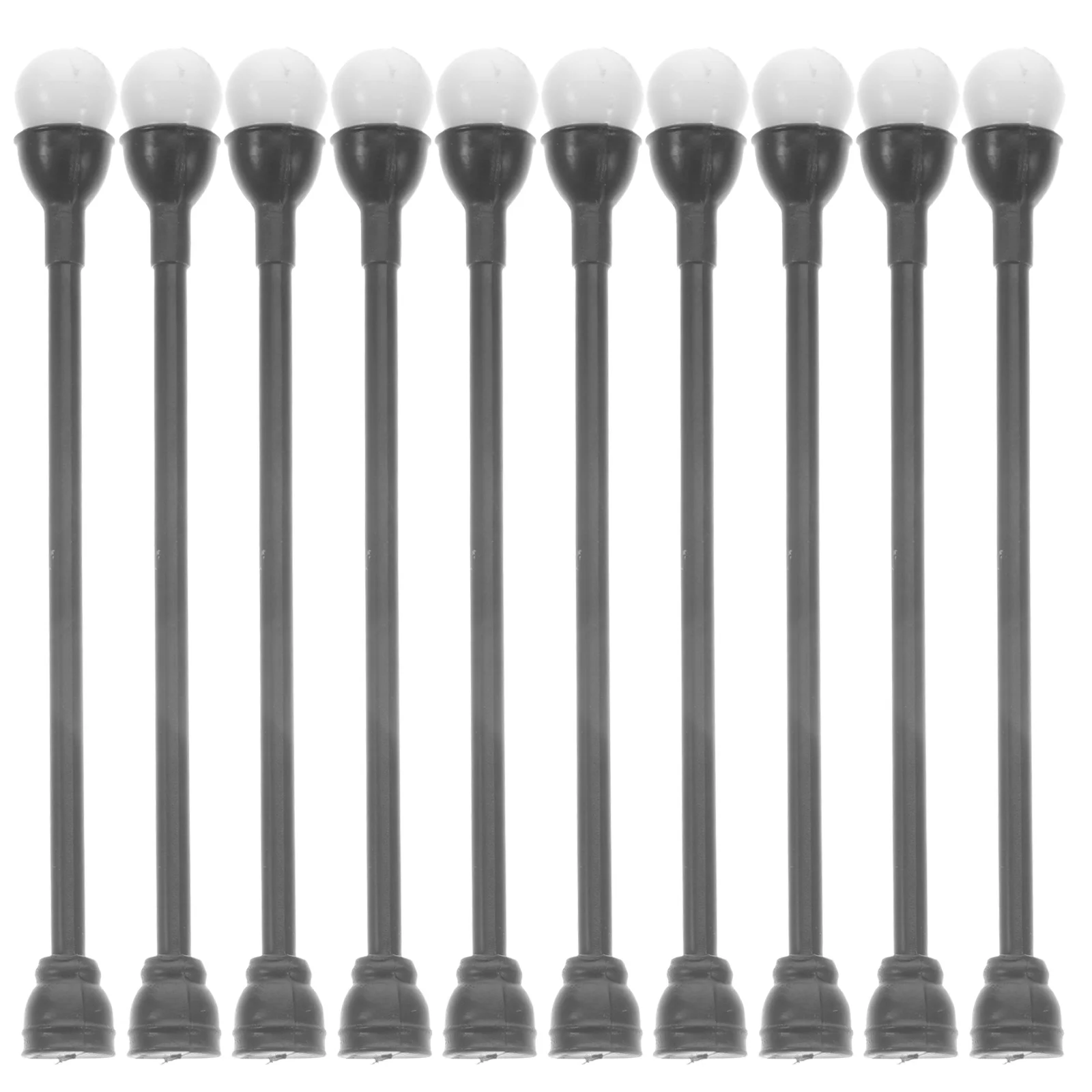 

12Pcs Mini Street Lamp Decorative Light Micro Landscape Road Lamp DIY Sand Table for Mini House Scene Park Scene Layout Props