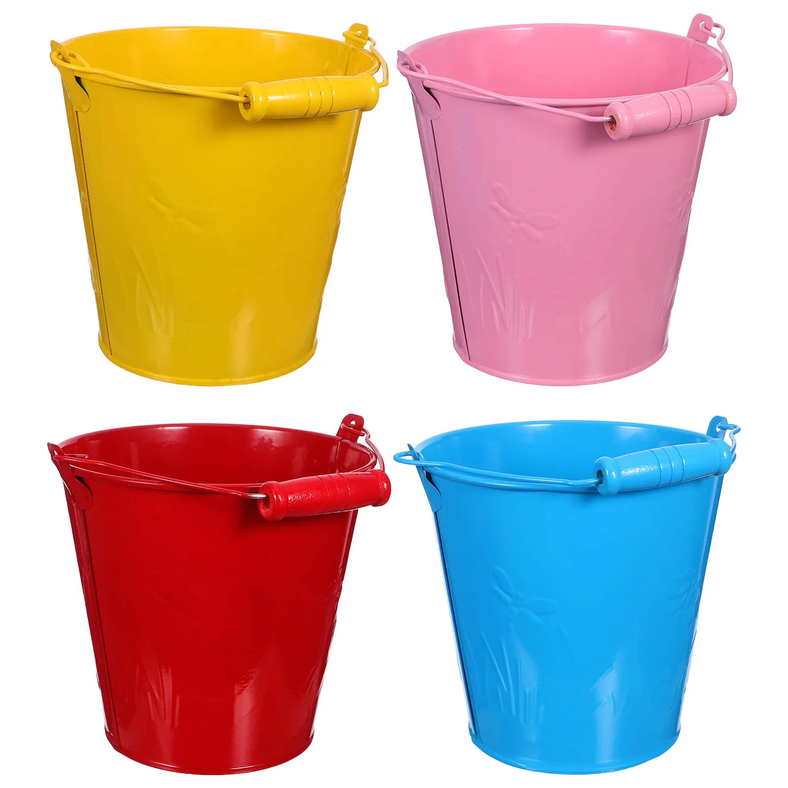 4 stücke Strand Für Kinder Kind Sand Eimer Langlebig Mini Eimer Kinder Strand Sand Spielen Outdoor Garten Pool Wasser Geschenk für