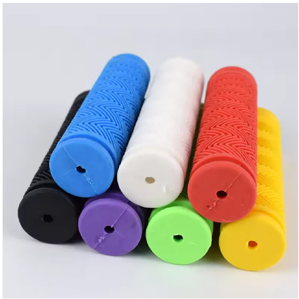 AliExpress NONE 1Pair Bicycle Handlebar Grips Anti-skid Bike Handle Bar Grips Rubber Covers Fixed Gear BMX MTB Mountain Bike Bicycle Accessories