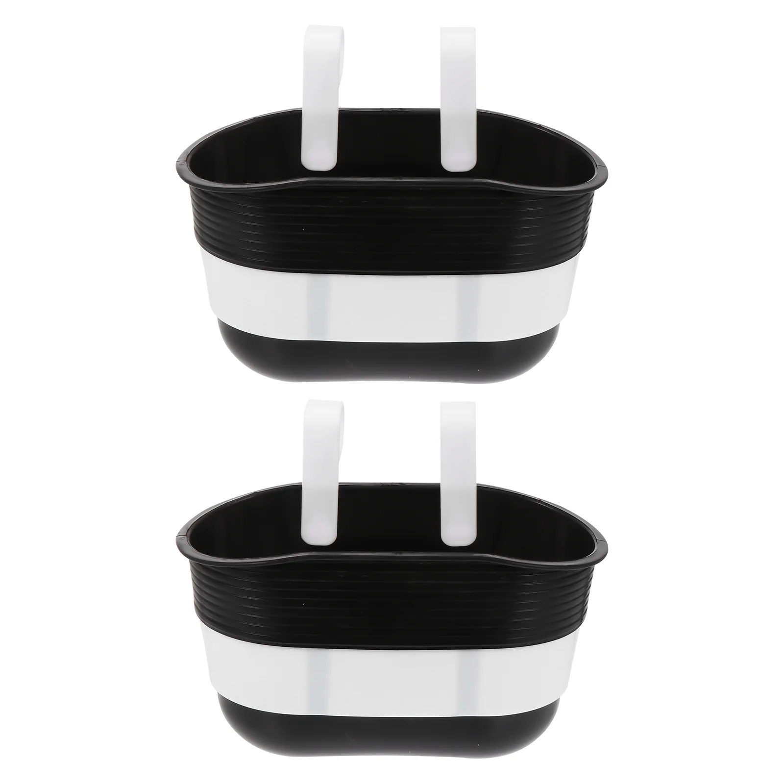 

2 Pcs Basket Children Bike Parts Scooter Storage Container Front Handlebar Plastic