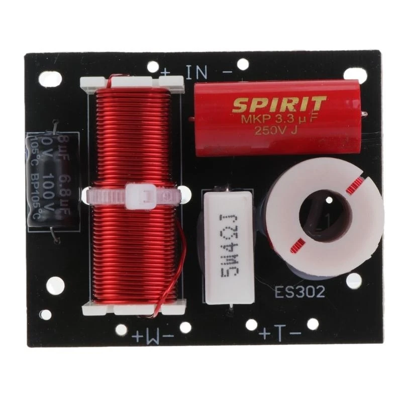 400W SEPENE SPEANER TERECENENCE DISIDER 2 Way HI-Fi Soundshelf Crossover Filters