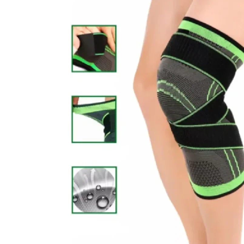 Joint Compression Kneading With Cross Straps Joint Tensor