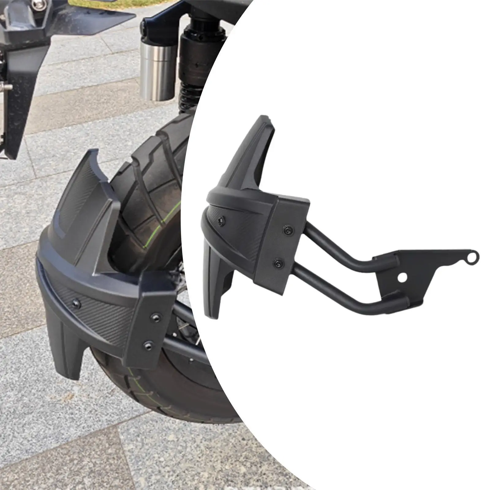 

Splash Guard for Zontes 368G Anti Mud Easy to Install Motorcycle Mud Flap