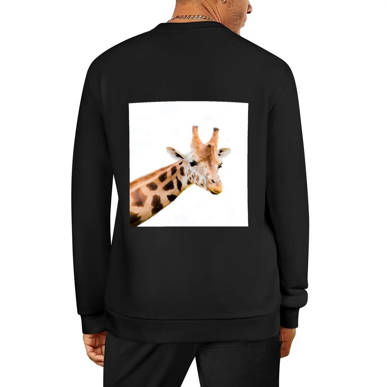 

giraffe Pullover male clothes korean style clothes anime clothes men wear hooded sweatshirt