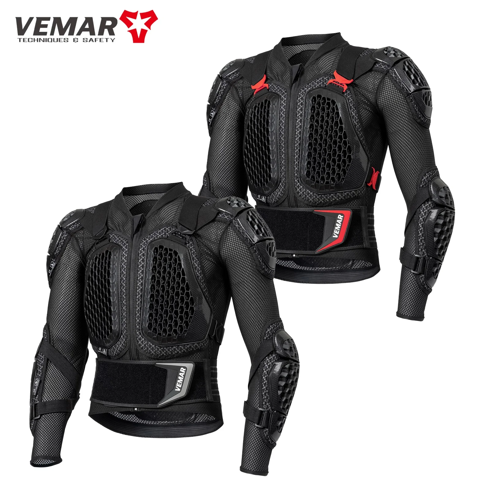 

Men Motorcycle Riding Full Body Armor Jacket Anti-collision Motorcyclist Jacket Chest Back Protector Motocross Racing Body Armor