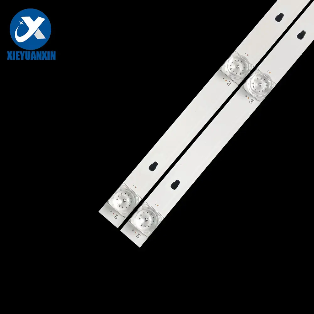 2 pcs/set 550 mm 3V tv led backlight strip para Haier 32 polegadas 5led lente quadrada 32K31A LE32AL88A71 32H500GR Z32G3311 LE32K6000S