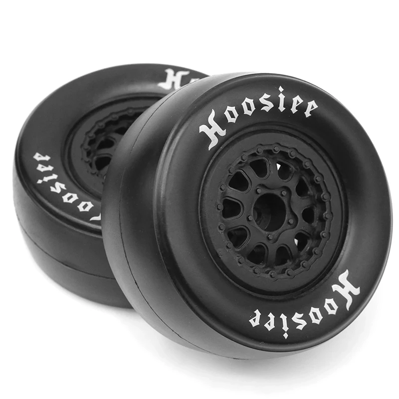 RC Car Tire Rear Drag Racing Belted Wheel Tires for 1/10 RC Truck Car Slash 2WD Losi 22S DR10 Tension pulling ash