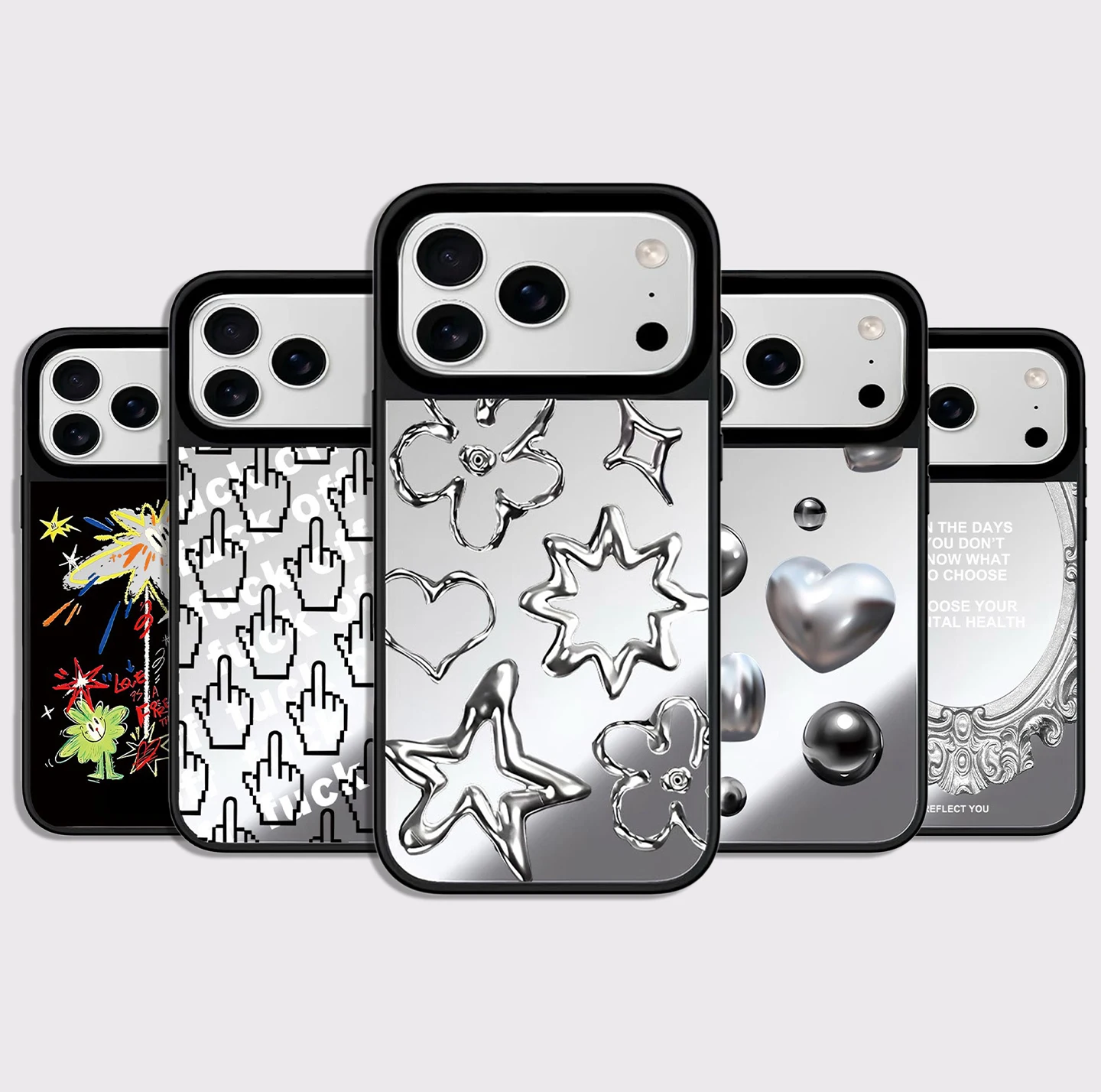 6090731 Mirror Surface Magnetic Phone Case Cover for IPhone 13 14 15 16 17 18 Pro Max Case