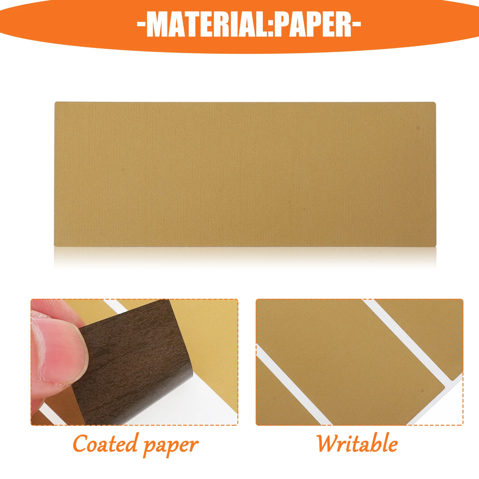 1 Rolo de Adesivos Retangulares para Raspar e Colar para Lembrancinhas de Festa DIY, Notas Surpresa, Bilhetes de Raspar e Jogos