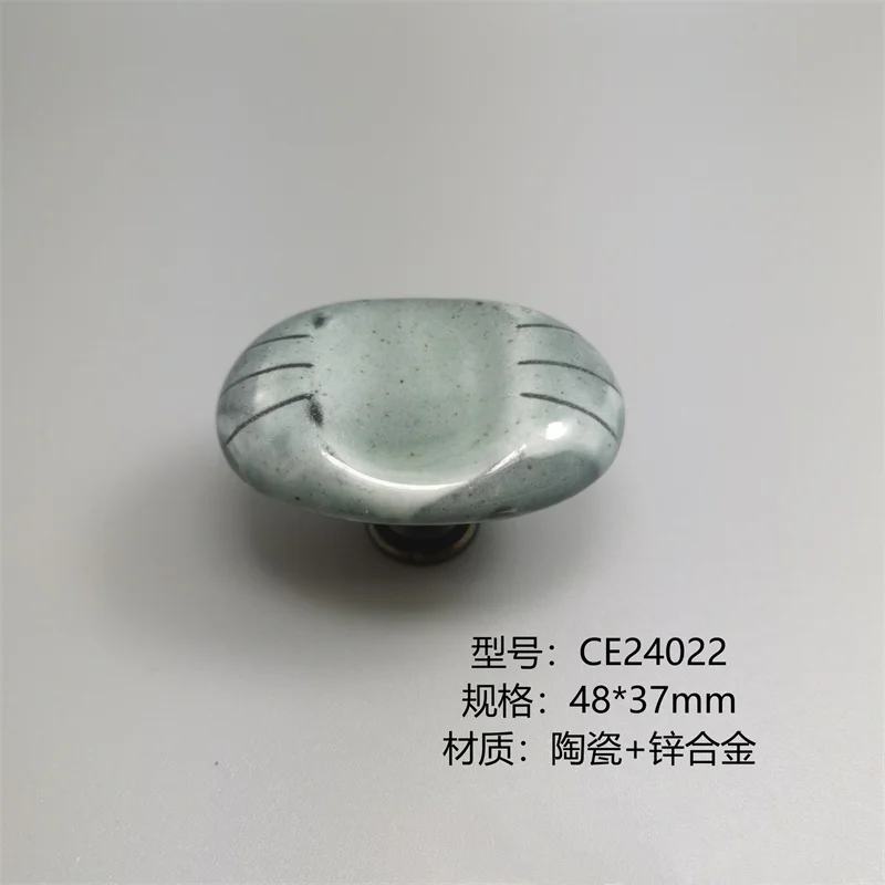 Novo estilo chinês cerâmica armário maçaneta da porta gaveta alças artesanal guarda-roupa cupbaord puxa criativo cozinha sapato botões