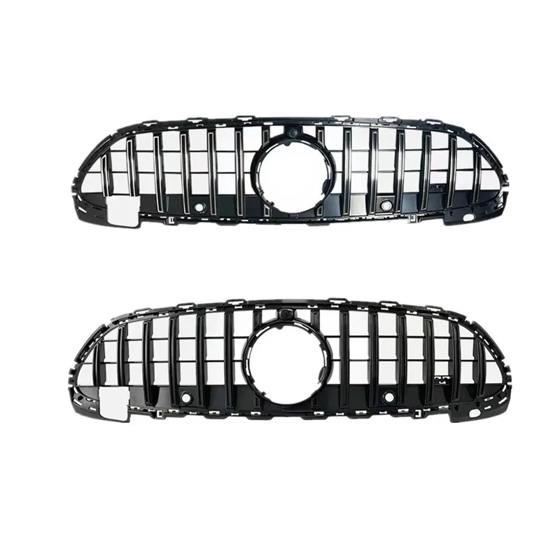 

Китайская сетка C63, подходит для C-класса GT, китайская сетка W206, спортивная модифицированная китайская сетка, решетка AMG, вертикальная планка, новинка 2022 года C