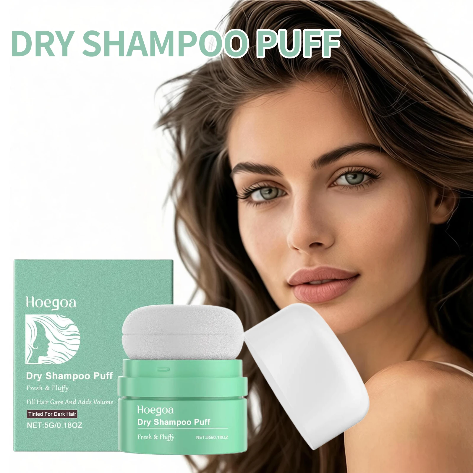 Matte Dry Shampoo Puff Oil Control Natural Transparent Wash-Free Refresh Scalp Lasting Fluffy Hair Volume Mattifying Hair Care