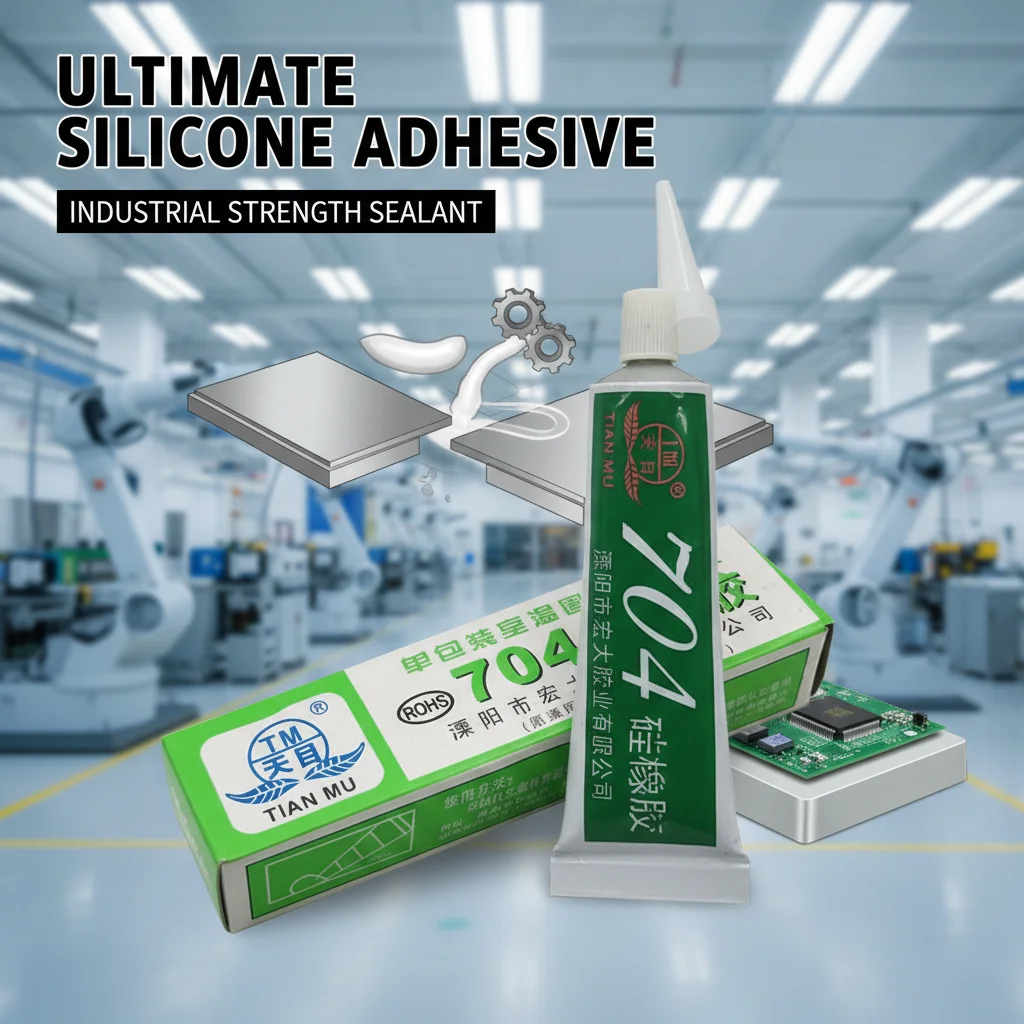 High Temperature Resistant Conductive Silicone Rubber Insulated Waterproof 704 Glue Thermal Sealing for Electronic Repair