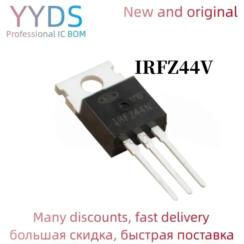 10Pcs Irfz44V To-22…
