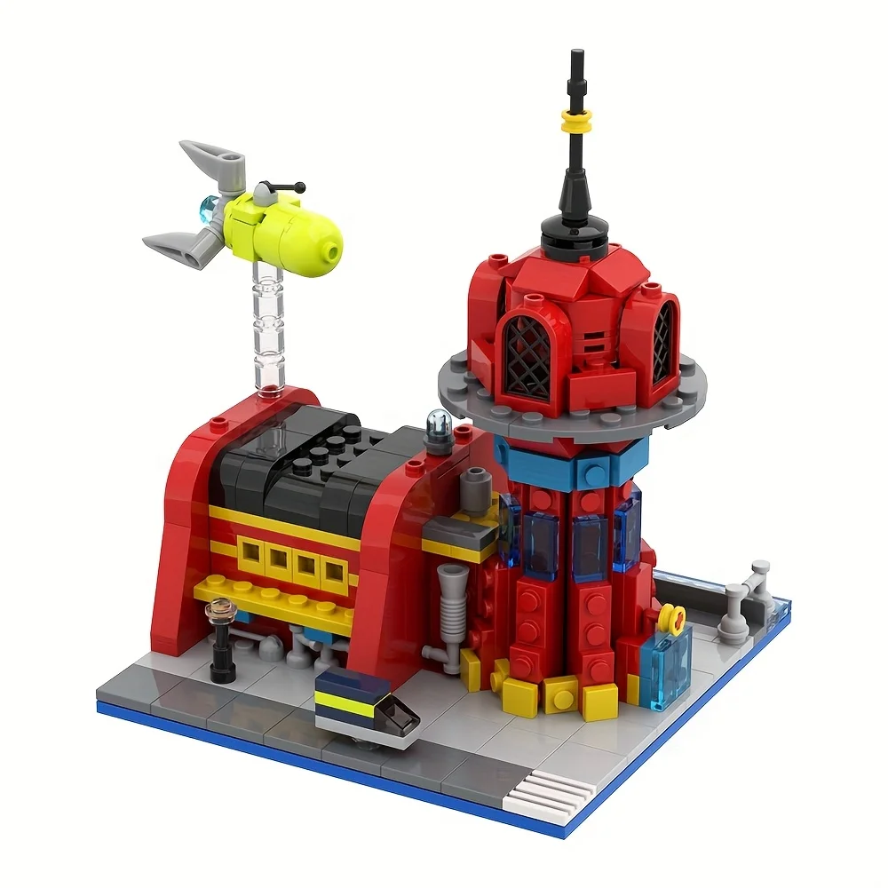 

389PCS Mini Space Express Building Blocks SciFi Cartoon Model Brick Toy Gift for Fans Holiday Present