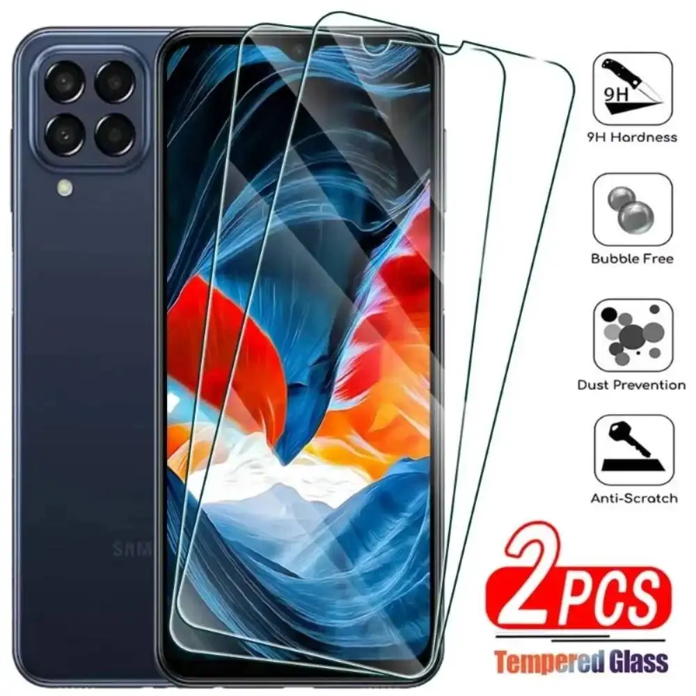 

2 шт. закаленное стекло для Galaxy M10 M20 M30 4G 5G M11 M31 M12 M32 M42 M52, защитная пленка для экрана Samsung M13 M23 M34 M54