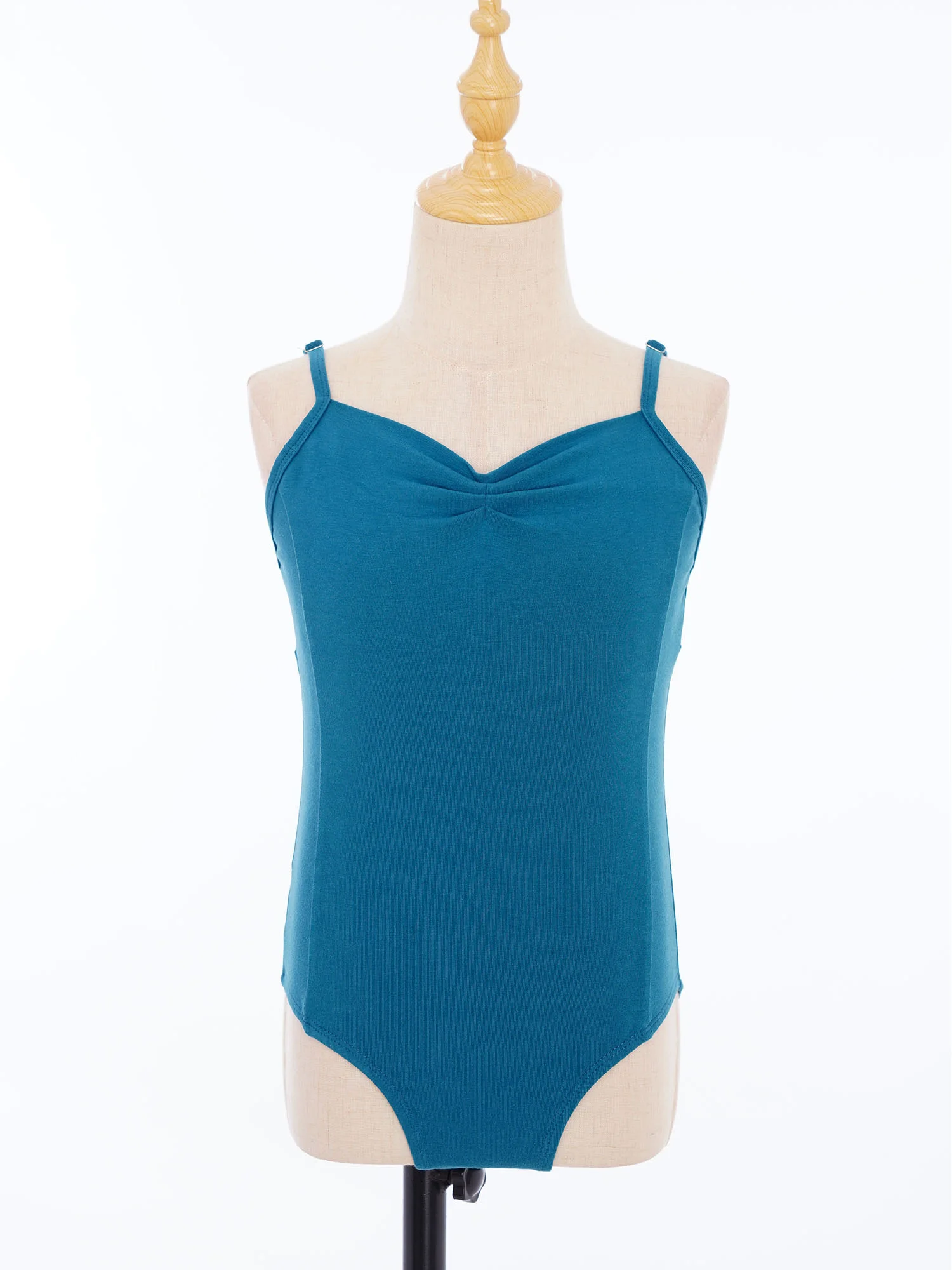 أطفال بنات الباليه الجمباز أداء زي بروتيل Ruched السباغيتي الأشرطة ملابس رقص الجمباز الرياضة اليوغا التدريب داخلية