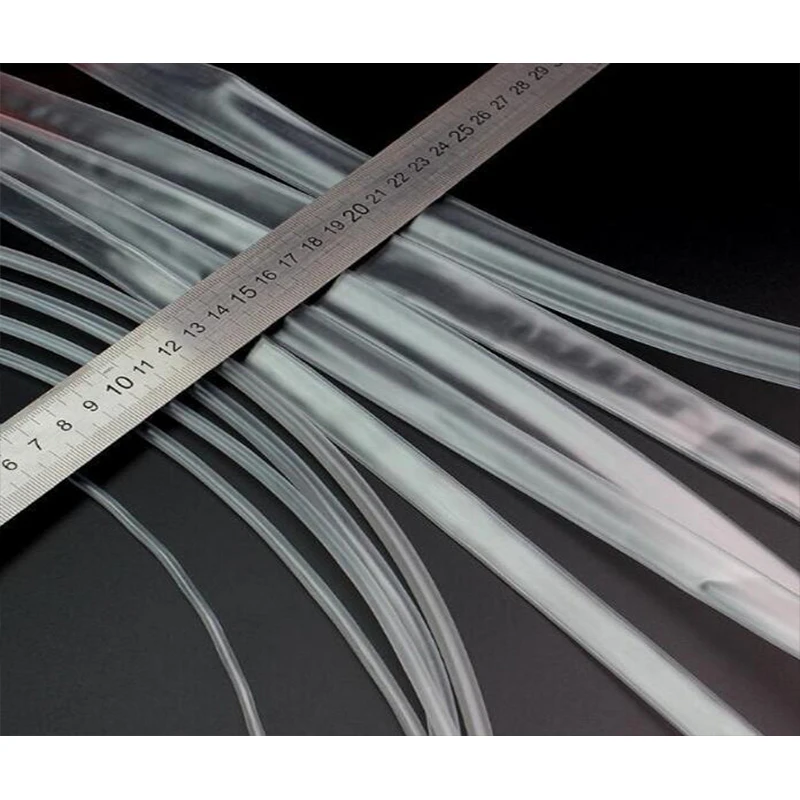 1M/5M 1mm 1.5mm 2mm 2.5mm 3mm 3.5mm 4mm 5mm 6mm 8mm Transparent Clear Heat Shrink Tube Shrinkable Tubing Sleeving Wrap Wire kits