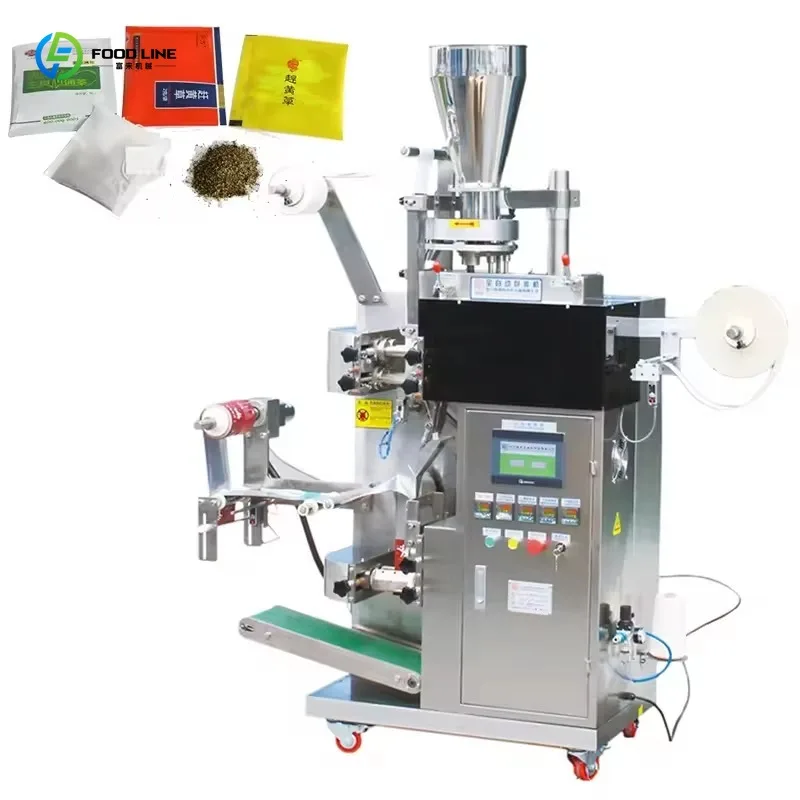 Customized Automatic Small Tea Bag Packaging Machine Inner And Outer Flat Tea Bag Packing Equipment