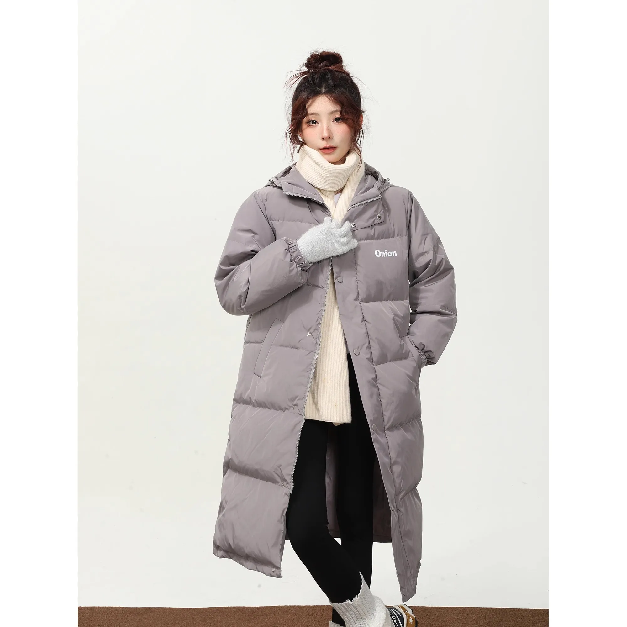 

Cotton Jacket Women's Winter Clothing 2023 New Korean Loose Cotton-Padded Coat Casual Long Overcoat Thick Warm Hooded Parka