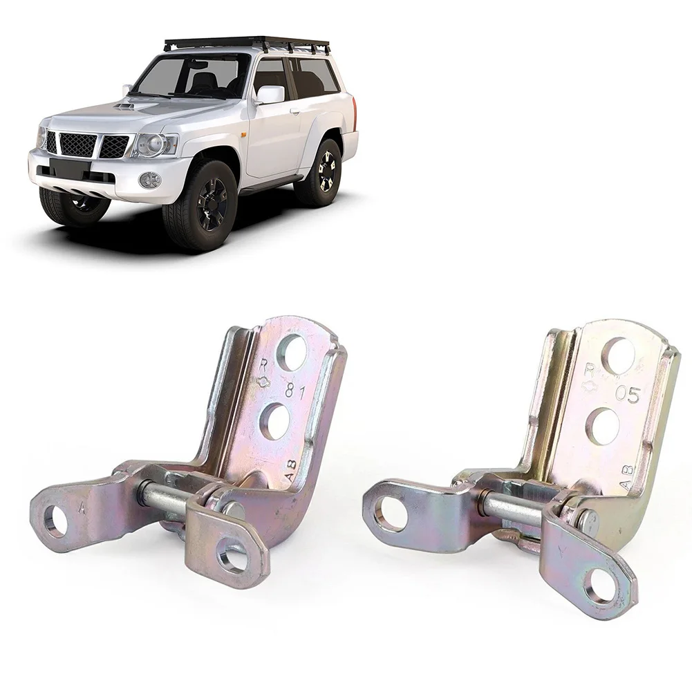 RHF LHF Pair Front Door Hinges For Refurbishment As Shown In The Picture Steel Alloy Construction Metal Alloy Components