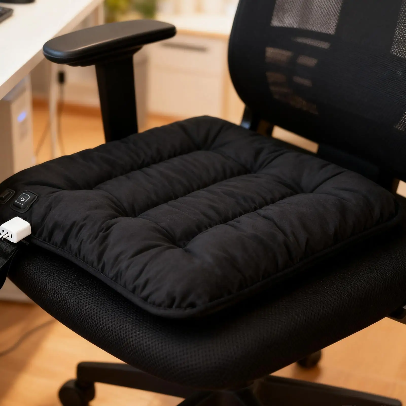 Electric Heating Cushion Chair Car Pet Body Office Winter Heated Pad Warmer Electric Blanket Cat Dog Fast Heating USB Plugin Use