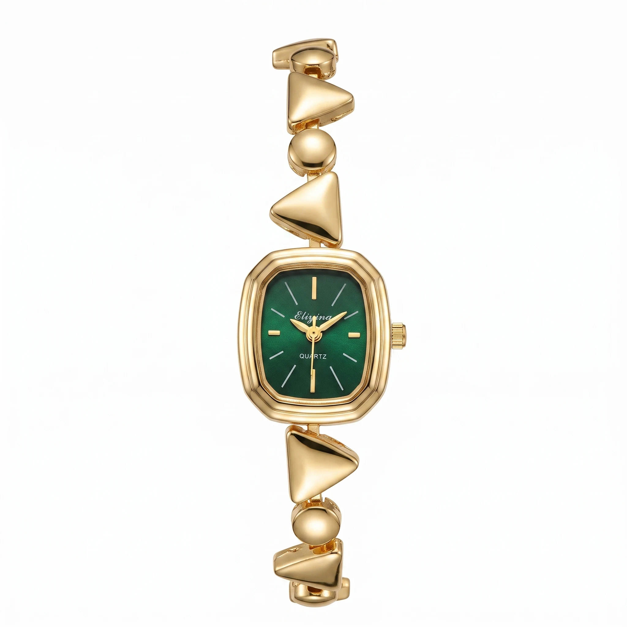 High-end vintage irregular bracelet watch, light luxury quartz watch, niche fashion ladies' watch