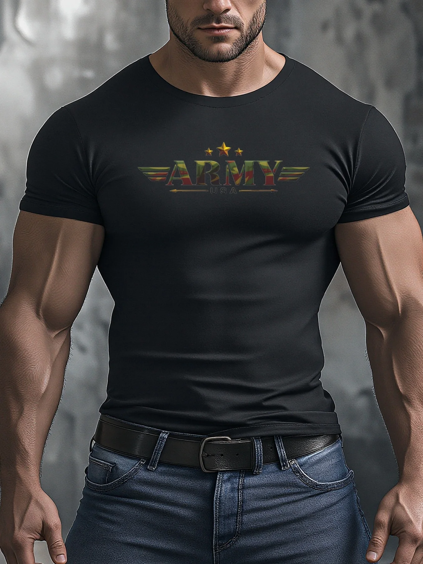 2025 Men's Quick-drying Muscle T-shirt Breathable Gym Fitness Short Sleeve Clothing Plus Size Sports Training T Shirts For Men