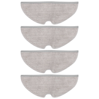 A65T Mop Pad 4 Pack Microfiber Mop Cloth for Roborock S6 S6 Pure S6 MaxV S5 Max S5 Robot Vacuum Cleaner Mop Replacement