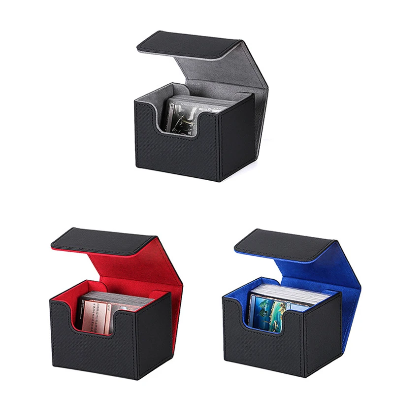 Hot Trading Card Deck Box Holder Large MTG Card Organizer Storage Collectible Game Card Cases Protectors Container