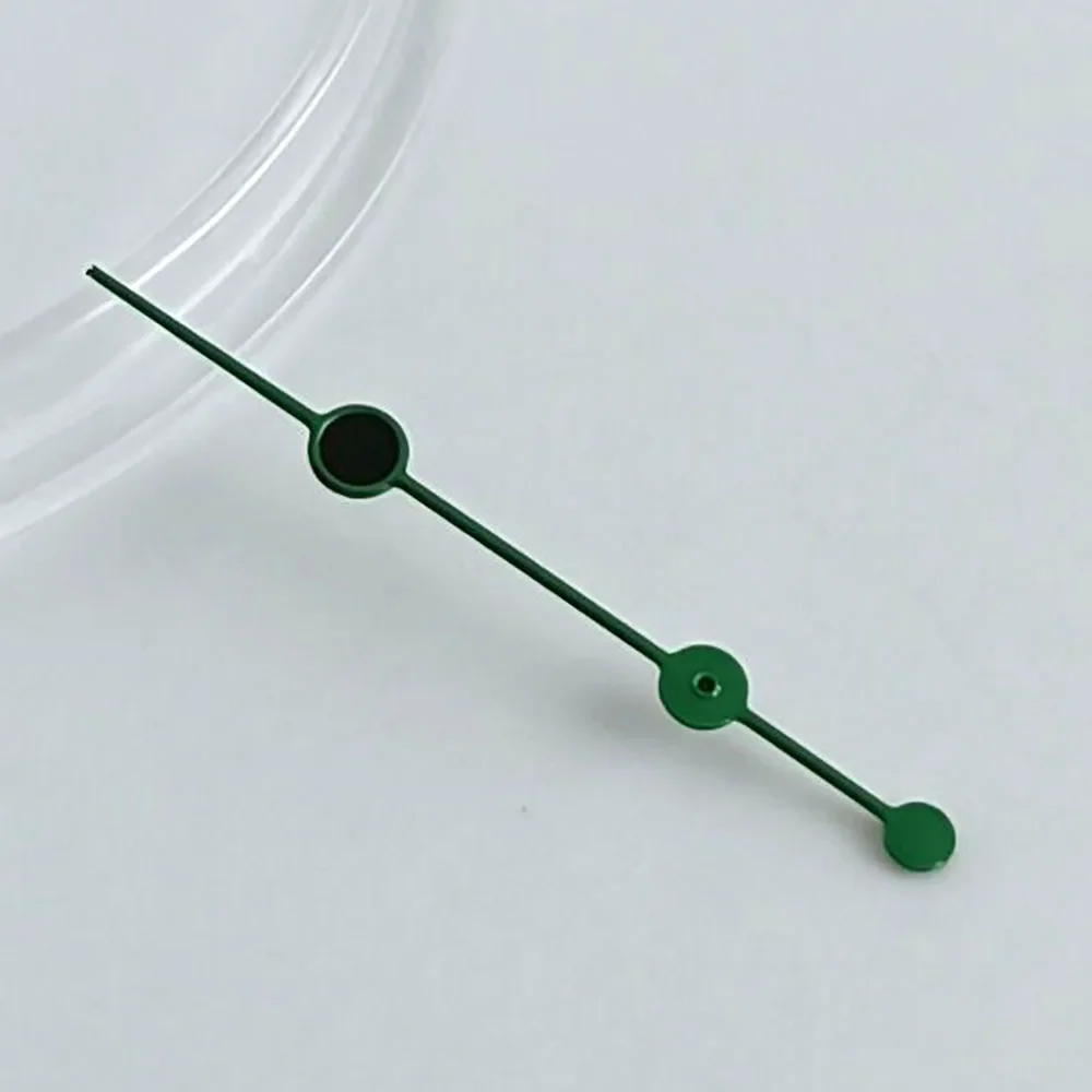 Green/White Watch Hands Fit for N H35 NH36 Movement Watch NH35 Hands Personalized 12.5mm Second Hand Green Luminous image 4